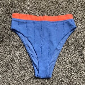 Aerie Orange and Blue Bikini Bottom
